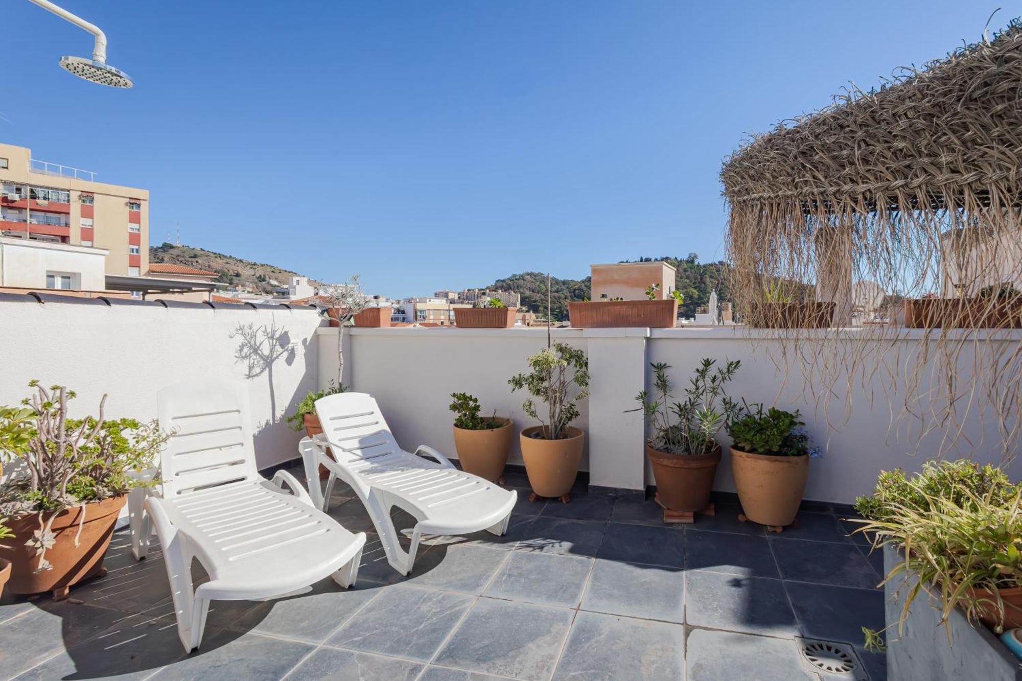 Historic Centre + Rooftop + Parking Málaga Extérieur photo