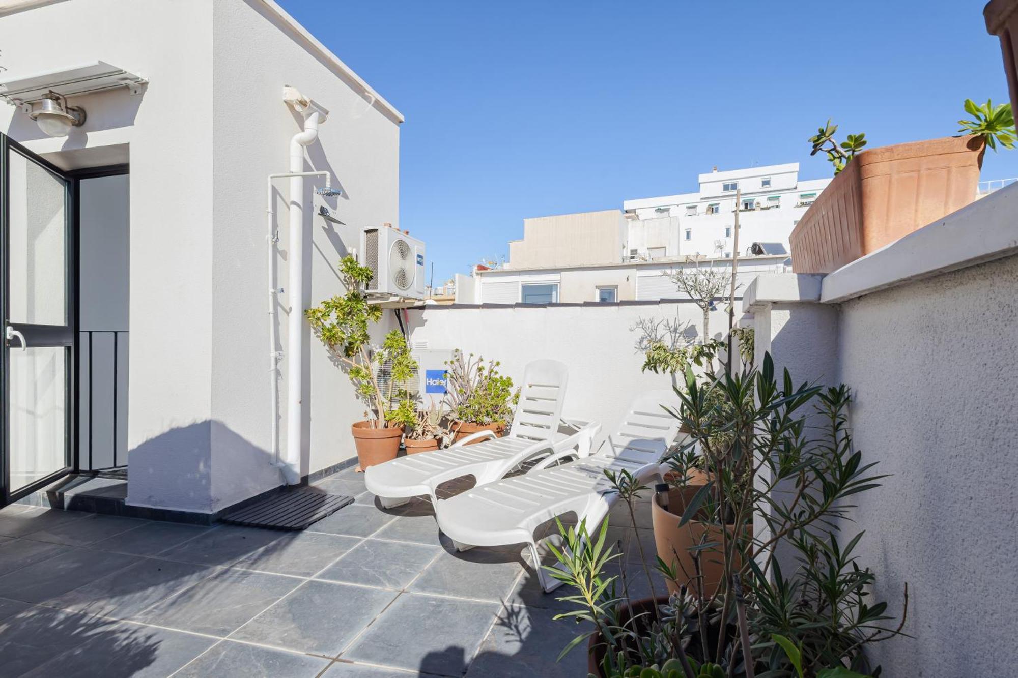 Historic Centre + Rooftop + Parking Málaga Extérieur photo