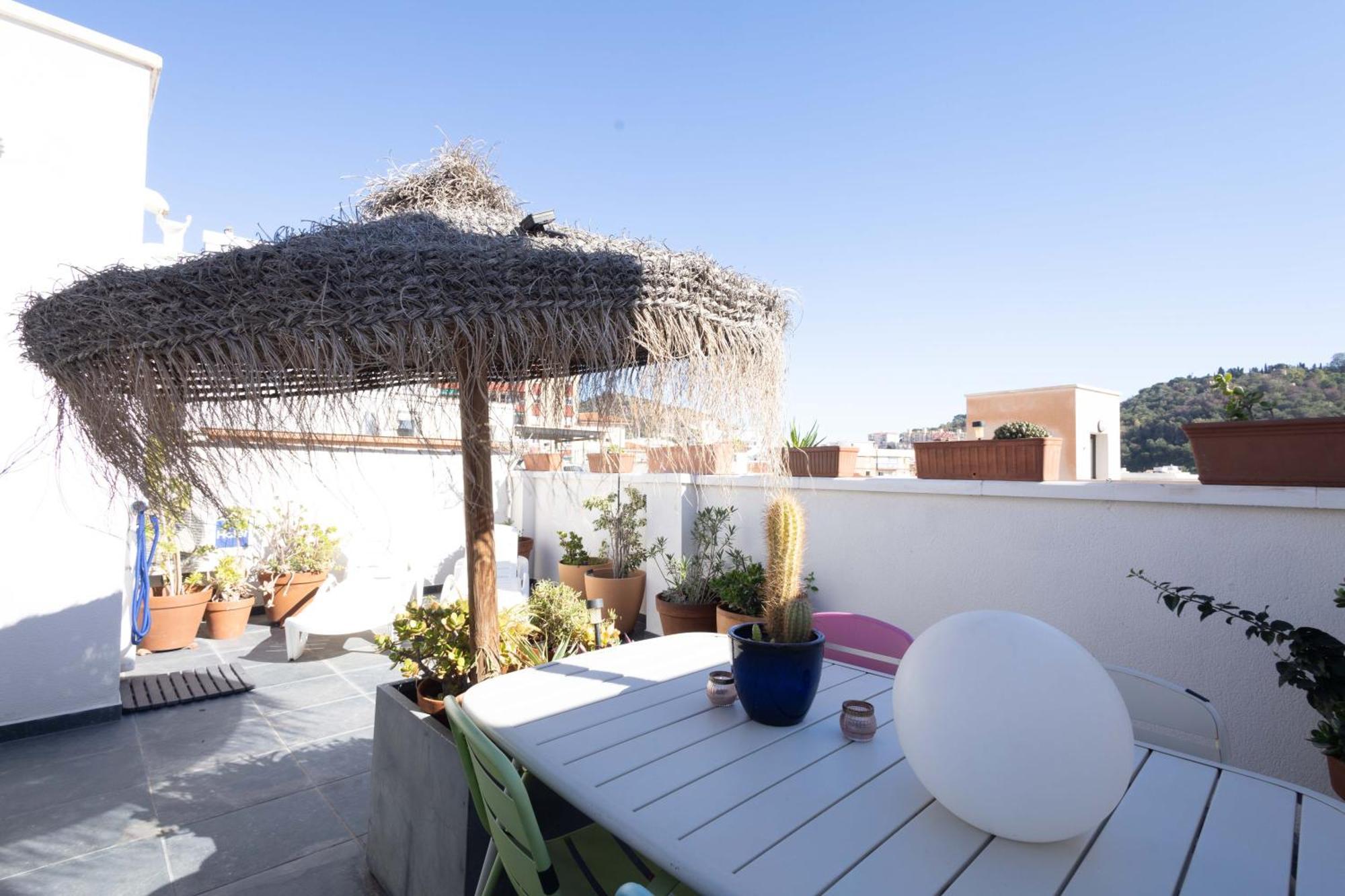 Historic Centre + Rooftop + Parking Málaga Extérieur photo